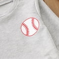 thumbnail image 4 of Hpapadks Baby Boy Outfits Long Sleeve Soccer Print Crewneck Sweatshirt Tops Pants Set Baby Boy Clothes Grey 18 Months-24 Months, 4 of 5
