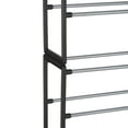 thumbnail image 6 of Simplify 10 Tier 50 Pair Shoe Organizer Rack in Black, 6 of 8