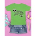 thumbnail image 3 of Outer Space Cool Alien Sci-Fi Trendy Graphic T-shirt, 3 of 4