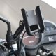 thumbnail image 3 of Soporte de montaje para teléfono con espejo de motocicleta y bicicleta 360 con cargador USB para teléfono móvil Samsung de 4 a 6,5 pulgadas, negro Feliz Sencillez, 3 of 5