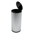 thumbnail image 1 of Mini Press Trash Can Car Aluminum Alloy Garbage Bin Container Ashtray Portab, 1 of 1