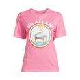 thumbnail image 5 of Barbie Juniors Allan Graphic Tee with Short Sleeves, Sizes XS-XXXL, 5 of 5
