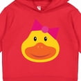 thumbnail image 3 of Inktastic Duck Girls Toddler Hoodie, 3 of 4