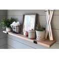 thumbnail image 3 of Soportes estantes Pared ProudCo 4 unidades Color negro flotantes acero metal Cocina Baños cuartos oficinas taller, 3 of 3