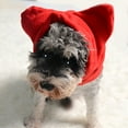 thumbnail image 6 of TELOLY 1Pcs Dog Winter Hat,Polyester Dog Ears,Dog Ear Cover,Red,M, 6 of 6