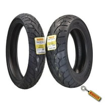 Pirelli Night Dragon Tire Set: 130/60B19 M/C 61H TL Front & 180/70B15 M/C 76H TL Rear Tire Cruiser Motorcycle Tires - Superior Traction & Handling for High-Performance Cruisers with Keychain