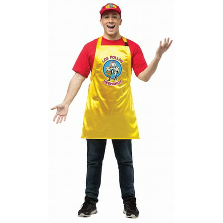 Breaking Bad Los Pollos Hermanos Apron And Visor Adult Costume One