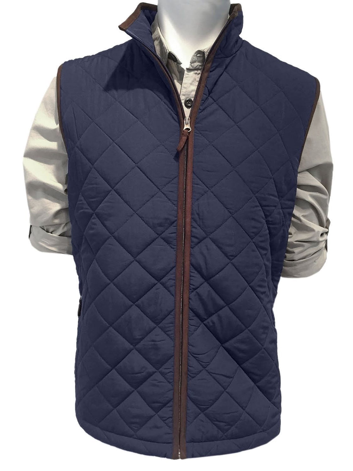 Quilted Full Zip Vest - Walmart 