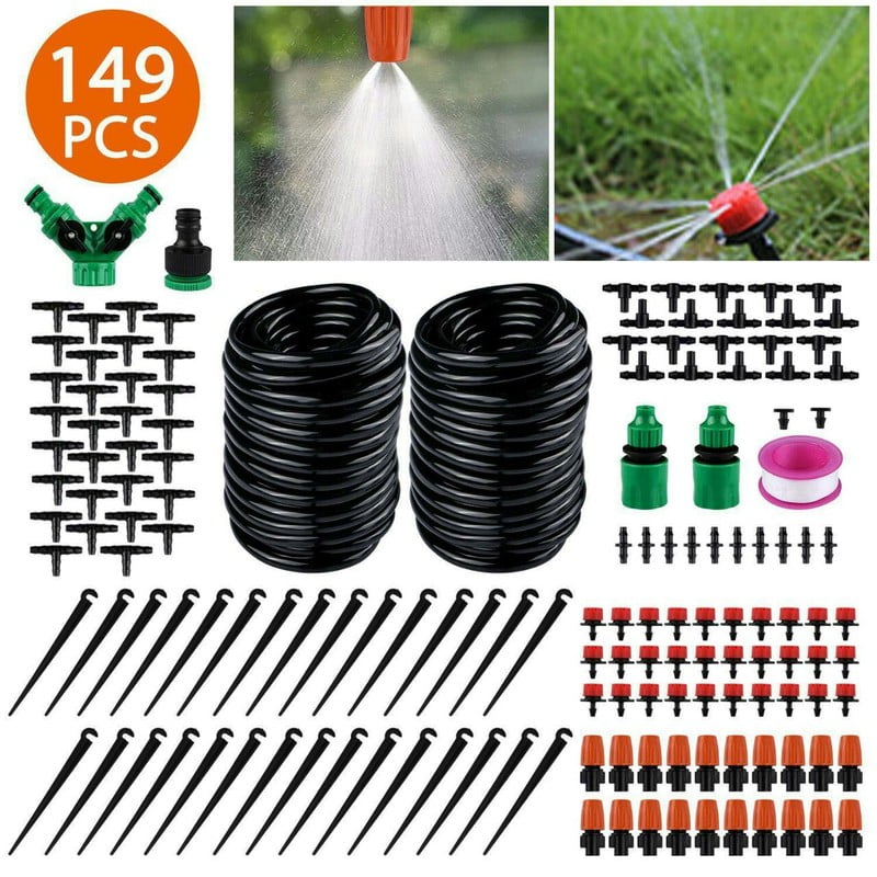 Multi-Style Emitter Dripper Micro Drip Irrigation Sprinkler Watering System Lot 
