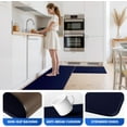 thumbnail image 4 of Kitchen Mats for Floor,3PCS Kitchen Rugs,Non Slip Anti Fatigue Mats for Kitchen Floor,Waterproof Sink Mat,Cushioned Standing and Comfort Mats for Office,Blue, 4 of 14