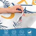 thumbnail image 5 of Yayeee Kitchen Curtains Tier Set of 2 Light Filtering 57"x24" Over Sink Window Panels, Tropical Jungle Vibes, 5 of 7