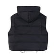 thumbnail image 4 of CYRBOKO Girls Cotton Puffer Vests, Thermal Sleeveless Sports Full Zip Kids Clothing Black Size 13-14 T, 4 of 4