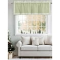 thumbnail image 5 of Valances for Windows Sage Green Abstract Art Rod Pocket Cafe Window Treatments Valance Curtains for Kitchen Bathroom Laundry Basement Windows 42"x18", 5 of 9