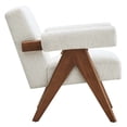 thumbnail image 4 of Modway Lyra Boucle Fabric Armchair - Set of 2 in Ivory, 4 of 9