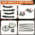 thumbnail image 4 of PANGOLIN Engine Timing Chain Kit Fit for 2011-2015 Subaru Forester BRZ Impreza WRX XV Crosstrek, 2013-2015 Scion FR-S Timing Belt Kit Engine Replace Part OE 13143AA110, 13142AA103, 13142AA090, 4 of 7