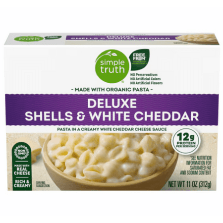 Simple Truth Deluxe Shells & White Cheddar -- 11 oz