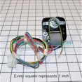 thumbnail image 2 of Frigidaire Refrigerator Evaporator Fan Motor 241854301, 2 of 3