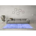 thumbnail image 3 of Ahgly Company Indoor Square Persian Blue Traditional Area Rugs, 7' Square, 3 of 4