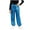 Blue, variant on Lmnyox Pants for Kids Shiny Solid Color Elastic Waist Cuffed Performance Trousers Casual Loose Party Pants