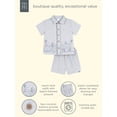 thumbnail image 6 of Modern Moments by Gerber Toddler Boy Button Front Shirt with Embroidery Set, 2-Piece, Sizes 12 Months - 5T, 6 of 11