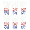 thumbnail image 1 of Uxcell 8 Loops PP Mini Basketball Hoop Net Replacement Rim Nets, White Red Blue 6 Pack, 1 of 6