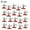Red, variant on Walbest 30 Pcs Automatic Water Nippler Drinker Feeders for Rabbit Guinea Pig Ferret