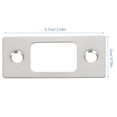 thumbnail image 2 of HONMEET 4 Sets Stainless Steel Door Reinforcement Plates for Home Protection, 2 of 8