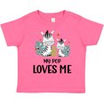 thumbnail image 3 of Inktastic Zebra My Pop Loves Me Boys or Girls Toddler T-Shirt, 3 of 5