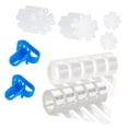 thumbnail image 2 of clips de globo dobles,Kit de tiras de arco para herramienta de amarre de globos Herramienta de atado,Clips para arco de flores de globo Tira de cinta para globos,Kit de tiras de arco de globos, 2 of 8