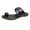 Black, variant on Women 2022 Casual Adjustable Hook Loop Sandals Summer Open Toe Slides Sandals Flat Sandal