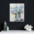 thumbnail image 5 of PIKWEEK  Blue Flowers Canvas Wall Art: Abstract Bouquet in Vase Artwork Prints for Teen Girl Bedroom Blue Floral Picture Poster Bathroom Decor, 5 of 5