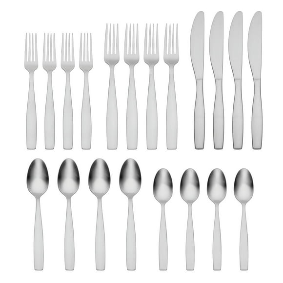 Oneida Sullivan Ensemble de couverts en satin de 20 pièces