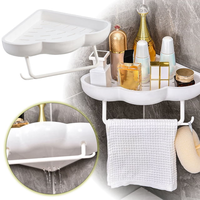 Non Punching Bathroom Storage Rack Bathroom Washroom Face Camp Kitchen with Dish Pans for Kitchen Stainless Steel Drying Rack for Drying Rack over The over The Dish Drying Rack