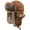 brown, variant on Furry Lined Trapper Hat with Ear Flaps Windproof Winter Ski Hat Winter Thicken Earflap Hunting Hat for Women Men Skating
