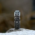thumbnail image 6 of Geometric Alloy Ring Ancient Silver Electroplated Finish European Viking Fashion Ring Statement Ring for Men and Women Retro Accessory Geometric Jewelry, 6 of 6