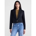thumbnail image 2 of Scoop Women's and Women's Plus Ribbed Back Blazer, Sizes XS-4X, 2 of 6