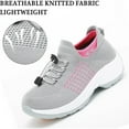 thumbnail image 5 of Orthopedic Shoes for Women Men Arch Support Plantar Fasciitis Comfort Knit Walking Nursing Work Sneakers, 5 of 9