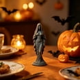thumbnail image 3 of Enchanting Witch Desktop Figurine, Elegant Witch Sculpture For Halloween Home Decor, Unique Collectible 3D Printed Witch Ornament For Desk Shelf Display 5.1"X1.9"X1.8" 2026, 3 of 6