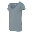 thumbnail image 2 of DISCONTINUED Alternative Women's Everyday Cotton Modal V-Neck. AA2840 - XL Blue Fog, 2 of 3