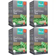 Dilmah earl grey pure Ceylon tea 50 Bags 100g pack of 4