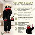 thumbnail image 6 of Beita Big Mouth Monster pajamas,Goofy Onesie，Cozy Home Loungewear,Soft Fabric,Long, 6 of 12