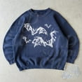 thumbnail image 3 of Vintage Bats Graphic Sweatshirt | Gothic Wildlife Pullover, 3 of 6