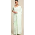 thumbnail image 3 of Georgette Embroidered Saree with Ready Blouse, Cultural Wear for Women, 3 of 7