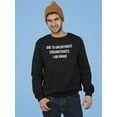 thumbnail image 2 of I Miss You Bed Sweatshirt Men -GoatDeals Designs, Male 4X-Large, 2 of 4