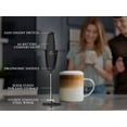 thumbnail image 2 of Zulay Executive Series Ultra Premium Gift Milk Frother For Coffee With Improved Stand - Coffee Frother Handheld Foam Maker Executive Black, 2 of 6