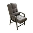 thumbnail image 4 of Elodie Chaise de Bureau Coussin Rembourré Siège Confortable en Lin Moderne Chaise d'Ordinateur Gris, 4 of 8