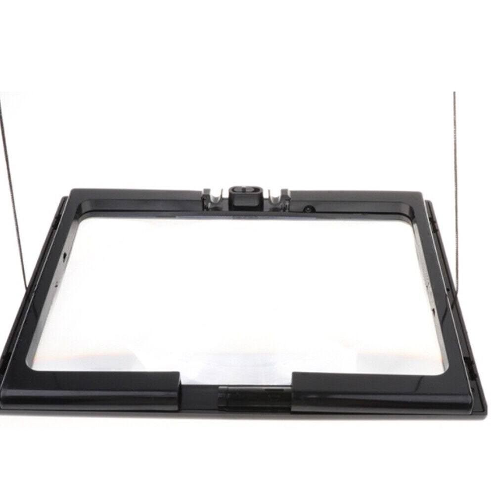 US 1-2 Pcs Magnifier LED Lighted Illuminated Foldable Desktop Portable For Elder