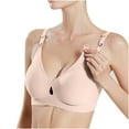 thumbnail image 2 of Fengqque Mother's Plus Size Nursing Soft Comfort Fit Bra Pregnant Plus Size Nursing Sagging Thin Front Opening Underwear For Pregnancy, 2 of 6
