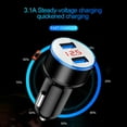 thumbnail image 2 of Car Charger Dual USB Car Charger with 15.5W 5A Car Charger Adapte Compatible with  & Android Cell Phone Devices, 2 of 9