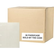 Roaring Spring Law Ruled Gummed Glue Top Legal Pads, 1 Case (36 Total), 8.5" x 11" 50 Sheets, Green Paper